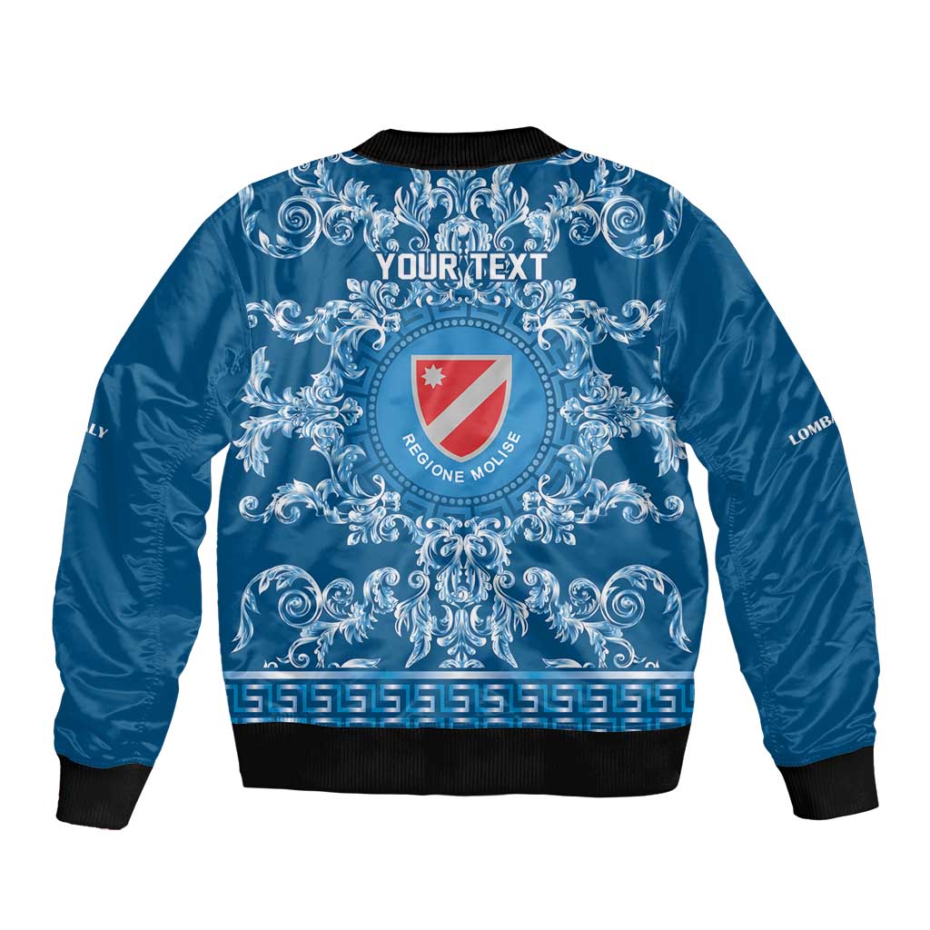 Personalized Italy Molise Bomber Jacket Baroque Motif