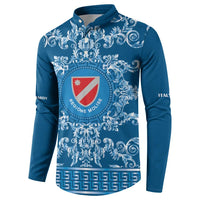 Personalized Italy Molise Button Sweatshirt Baroque Motif