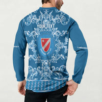 Personalized Italy Molise Button Sweatshirt Baroque Motif