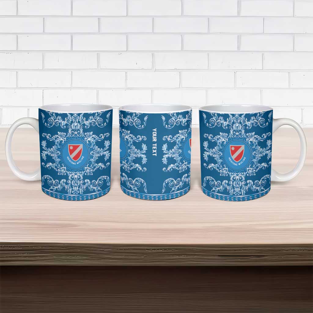 Personalized Italy Molise Ceramic Mug Baroque Motif