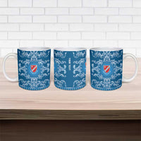Personalized Italy Molise Ceramic Mug Baroque Motif