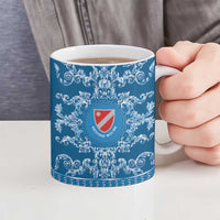Personalized Italy Molise Ceramic Mug Baroque Motif