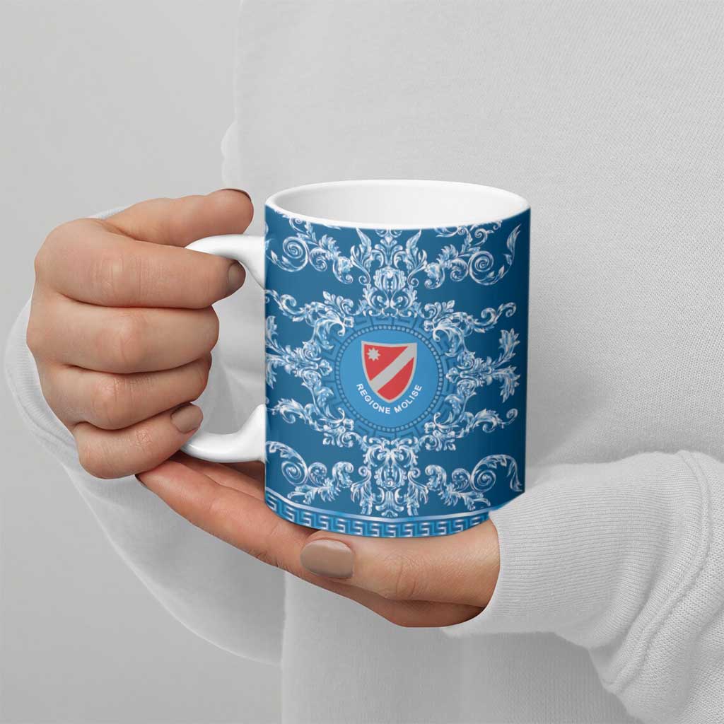Personalized Italy Molise Ceramic Mug Baroque Motif