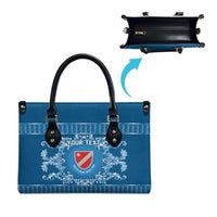 Personalized Italy Molise Leather Bag Baroque Motif