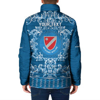 Personalized Italy Molise Padded Jacket Baroque Motif