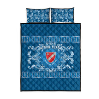 Personalized Italy Molise Quilt Bed Set Baroque Motif