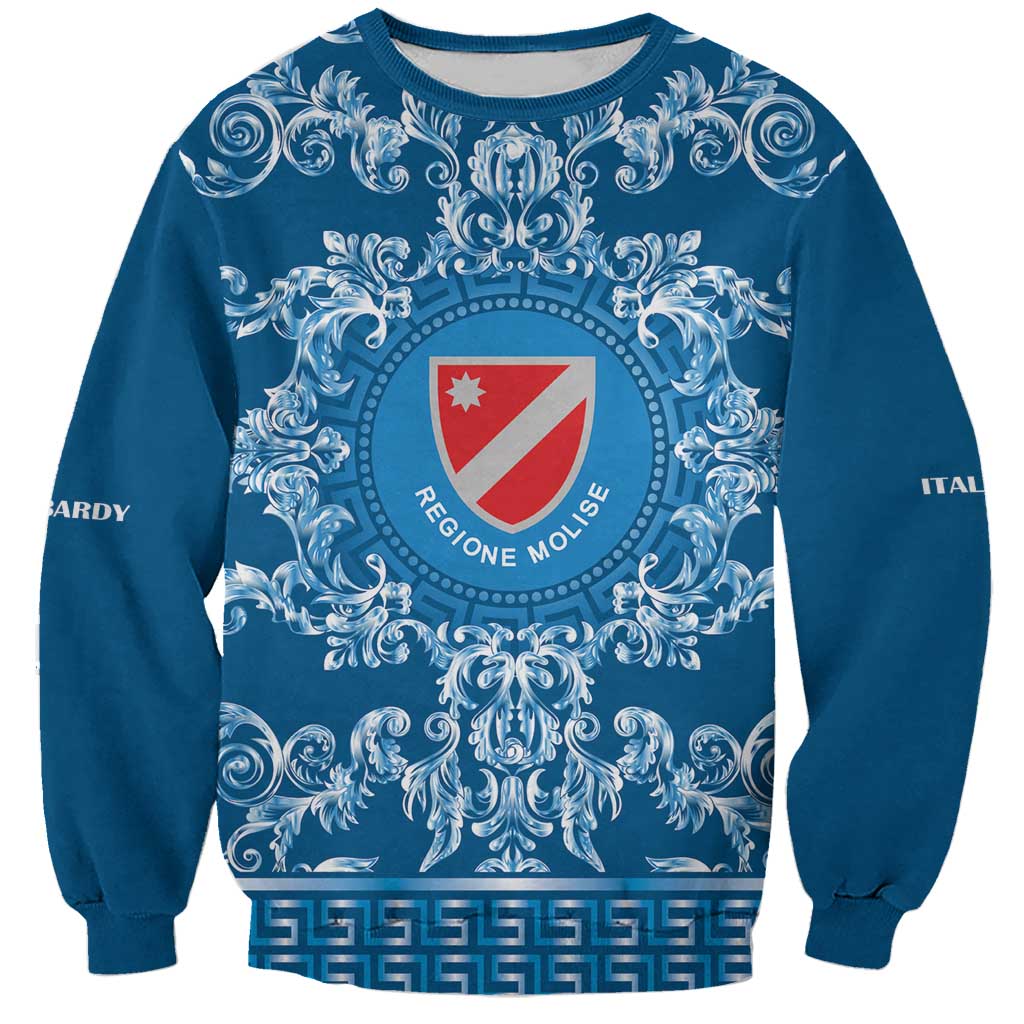 Personalized Italy Molise Sweatshirt Baroque Motif