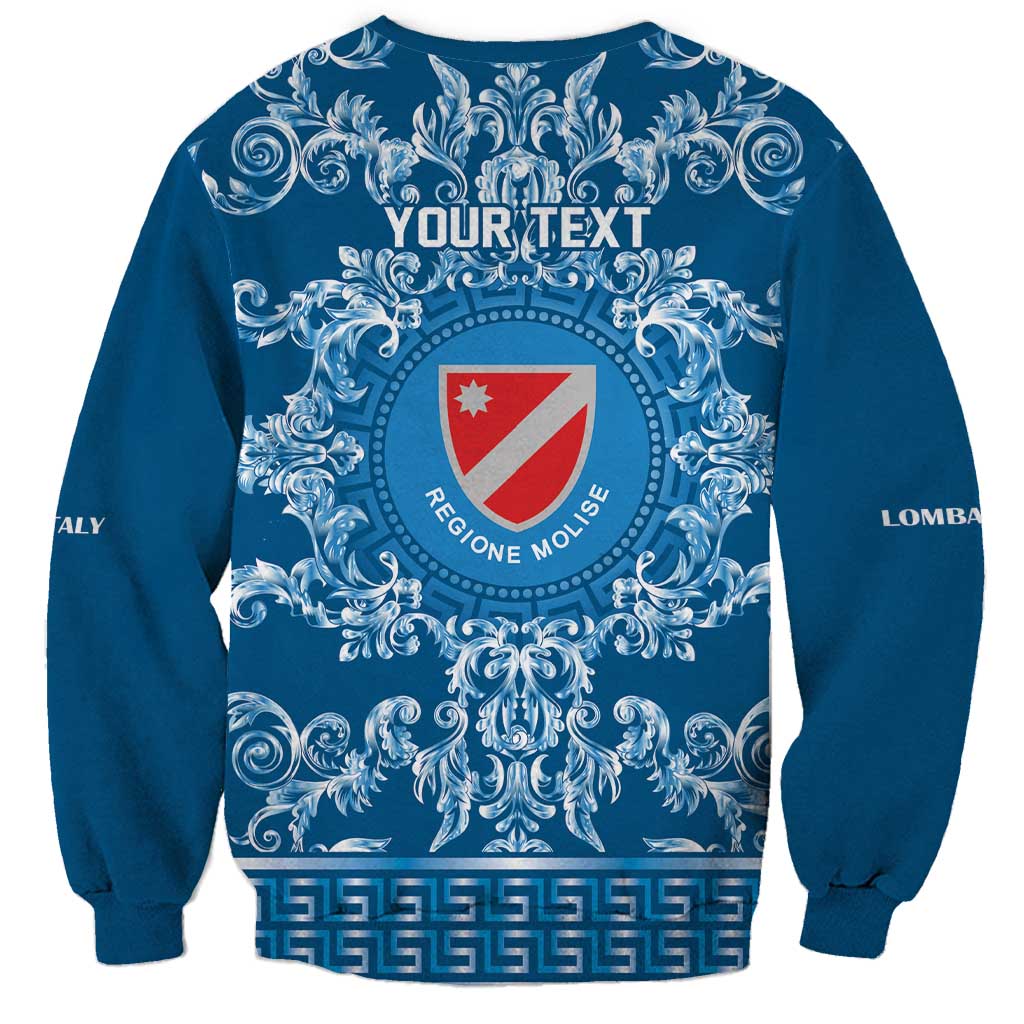 Personalized Italy Molise Sweatshirt Baroque Motif