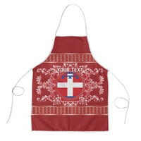 Personalized Italy Piedmont Apron Baroque Motif