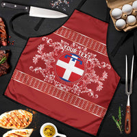 Personalized Italy Piedmont Apron Baroque Motif