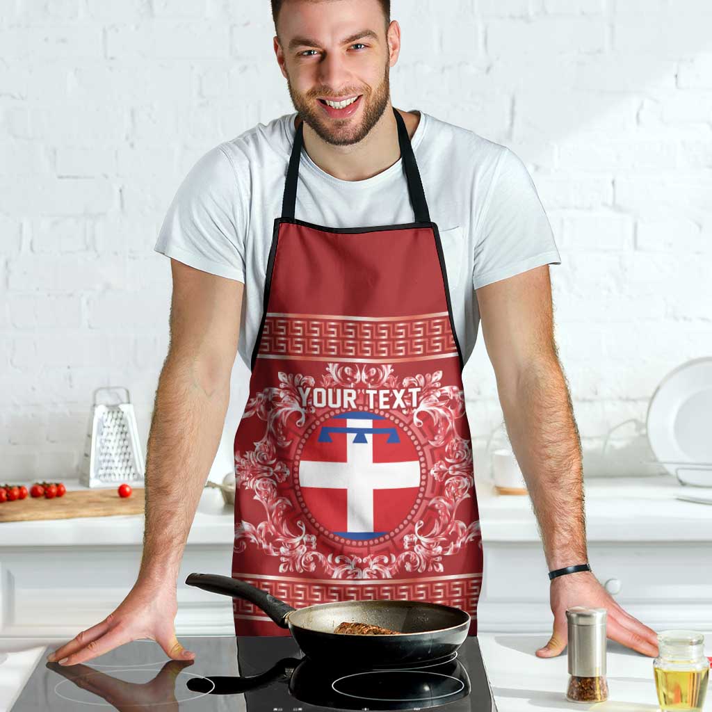 Personalized Italy Piedmont Apron Baroque Motif
