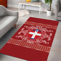 Personalized Italy Piedmont Area Rug Baroque Motif