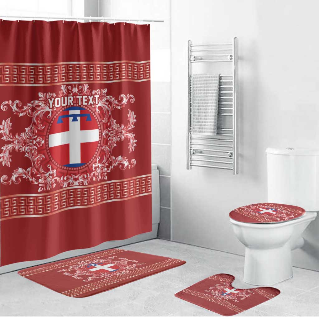 Personalized Italy Piedmont Bathroom Set Baroque Motif