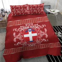 Personalized Italy Piedmont Bedding Set Baroque Motif