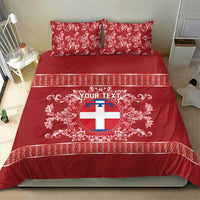 Personalized Italy Piedmont Bedding Set Baroque Motif