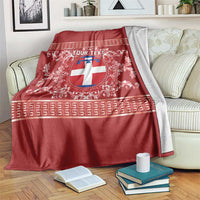 Personalized Italy Piedmont Blanket Baroque Motif