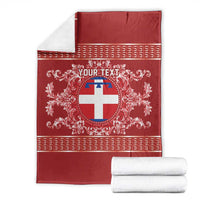 Personalized Italy Piedmont Blanket Baroque Motif