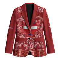Personalized Italy Piedmont Blazer Baroque Motif