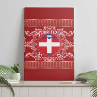 Personalized Italy Piedmont Canvas Wall Art Baroque Motif