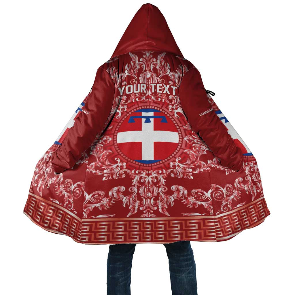 Personalized Italy Piedmont Cloak Baroque Motif