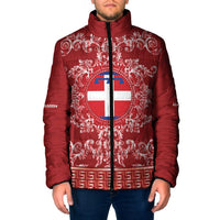 Personalized Italy Piedmont Padded Jacket Baroque Motif