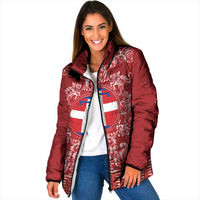 Personalized Italy Piedmont Padded Jacket Baroque Motif
