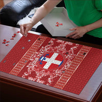 Personalized Italy Piedmont Puzzle Baroque Motif