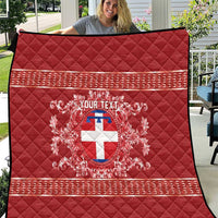 Personalized Italy Piedmont Quilt Baroque Motif