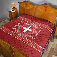 Personalized Italy Piedmont Quilt Baroque Motif