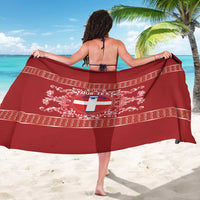 Personalized Italy Piedmont Sarong Baroque Motif