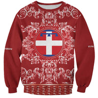 Personalized Italy Piedmont Sweatshirt Baroque Motif