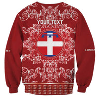 Personalized Italy Piedmont Sweatshirt Baroque Motif