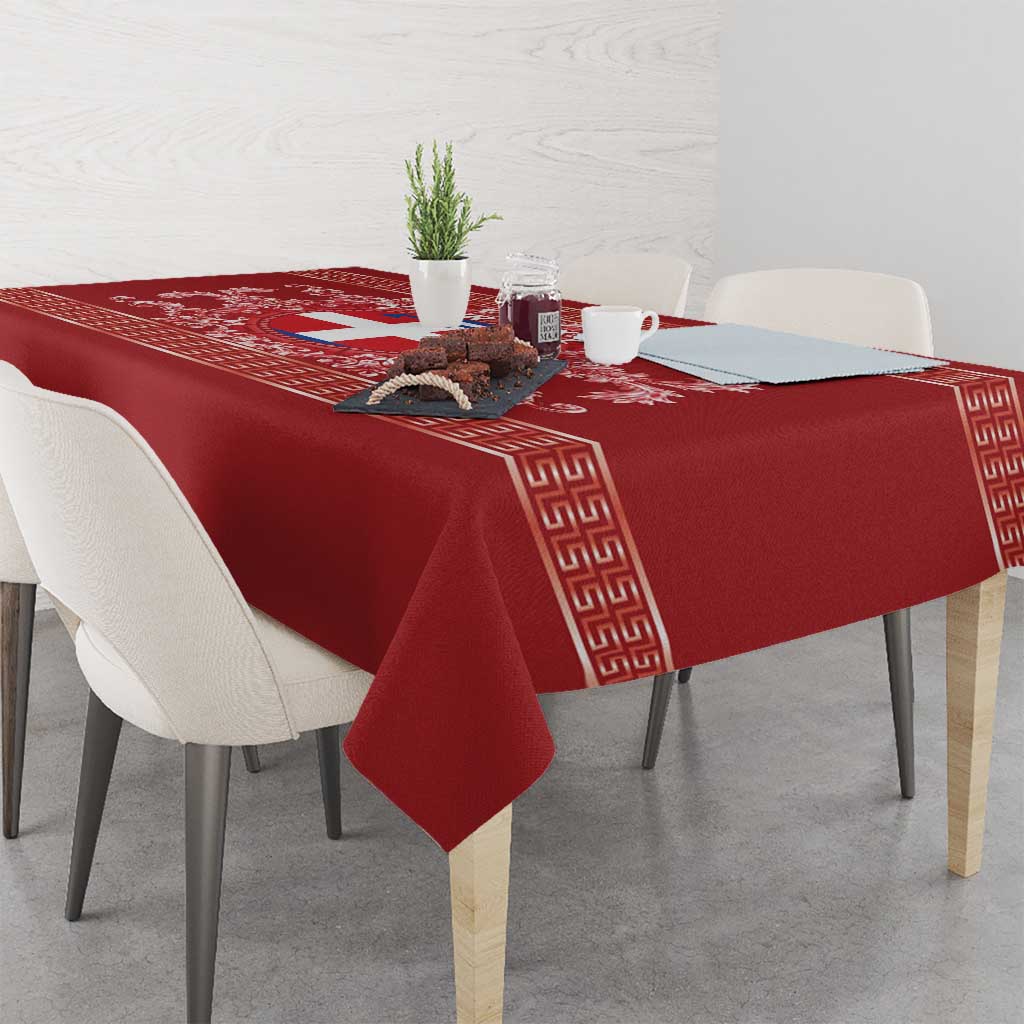 Personalized Italy Piedmont Tablecloth Baroque Motif