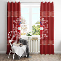 Personalized Italy Piedmont Window Curtain Baroque Motif