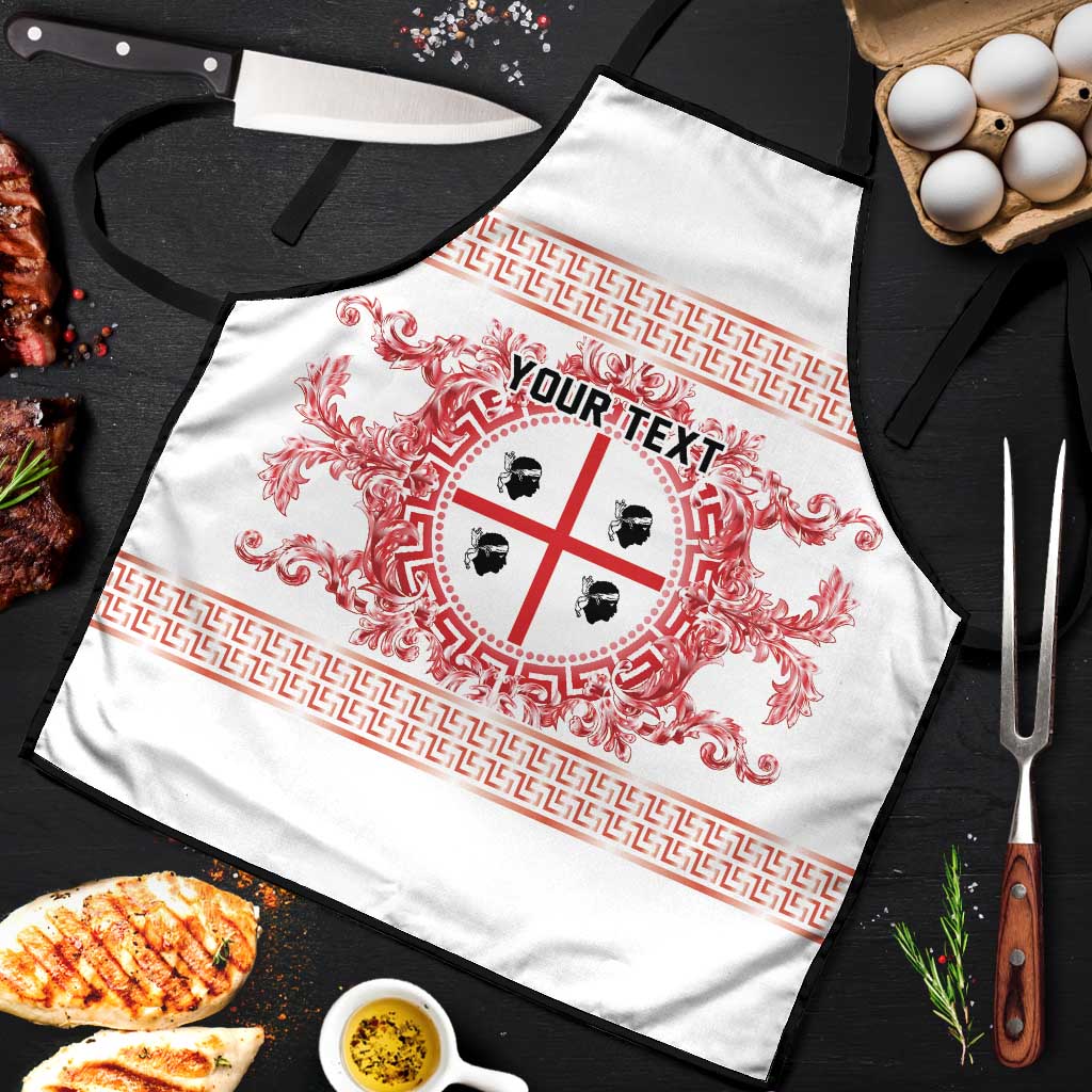 Personalized Italy Sardinia Apron Baroque Motif
