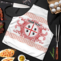 Personalized Italy Sardinia Apron Baroque Motif
