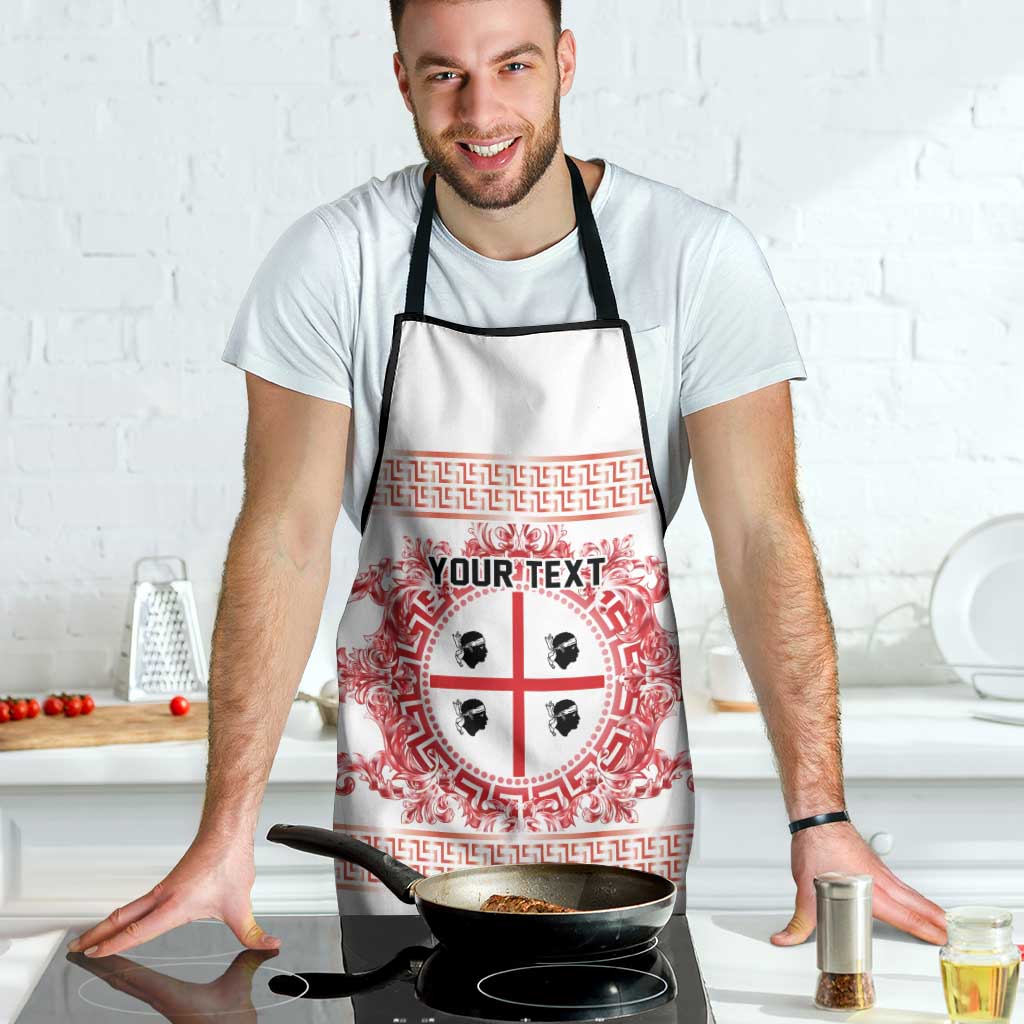 Personalized Italy Sardinia Apron Baroque Motif
