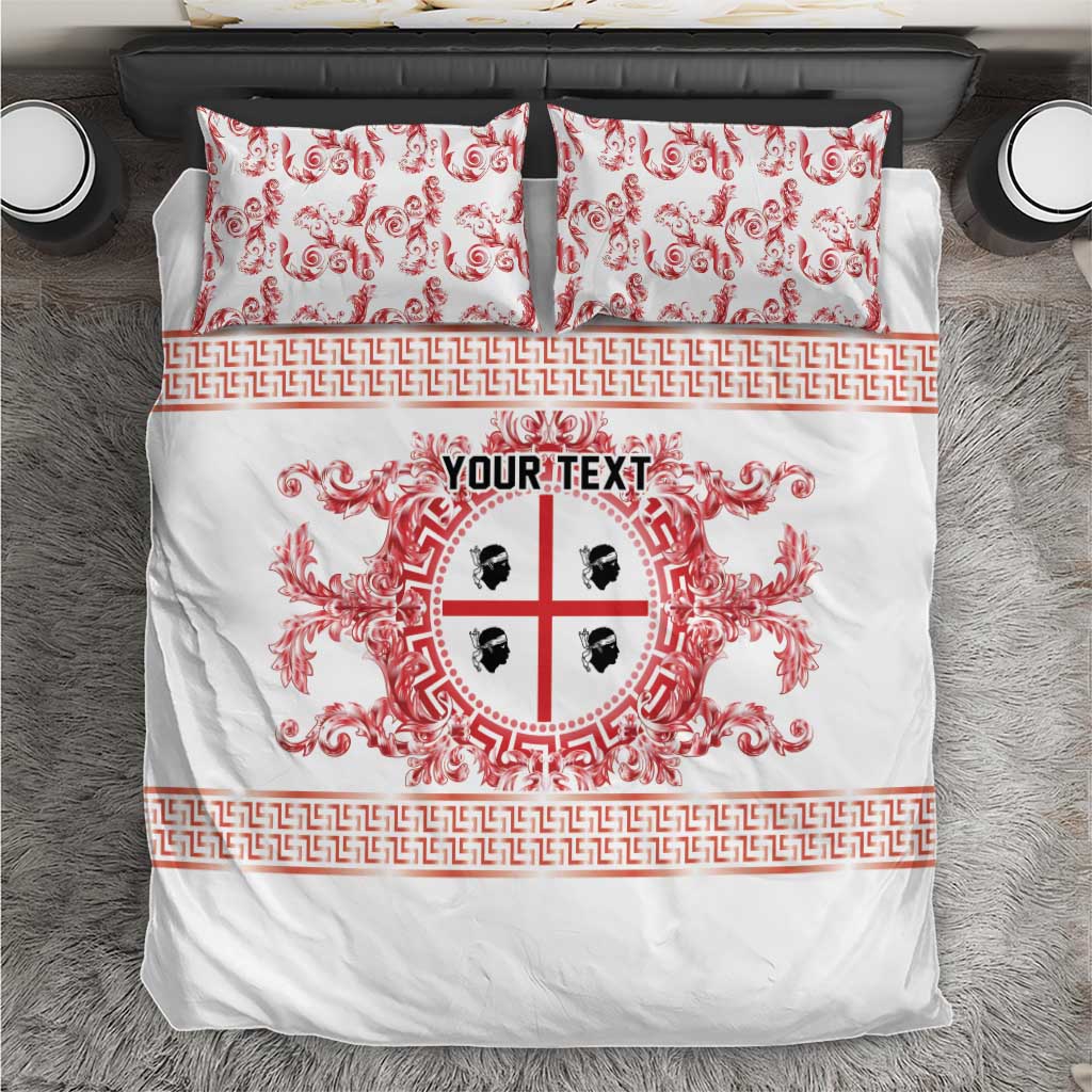 Personalized Italy Sardinia Bedding Set Baroque Motif