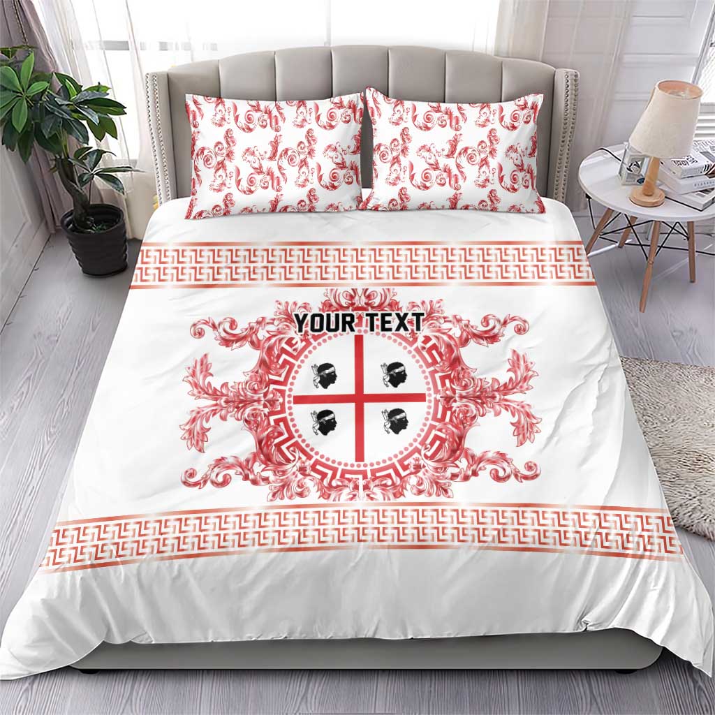 Personalized Italy Sardinia Bedding Set Baroque Motif