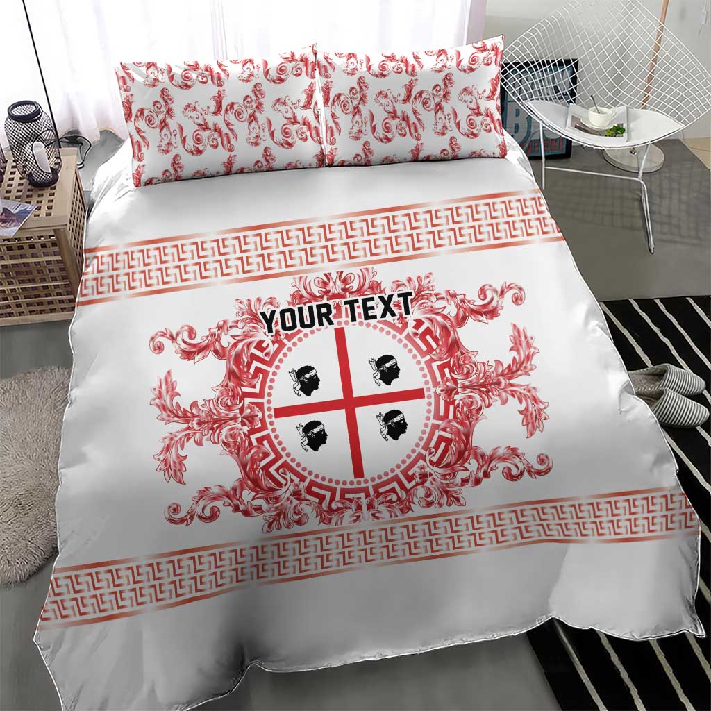 Personalized Italy Sardinia Bedding Set Baroque Motif