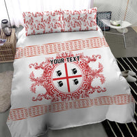Personalized Italy Sardinia Bedding Set Baroque Motif