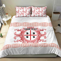 Personalized Italy Sardinia Bedding Set Baroque Motif