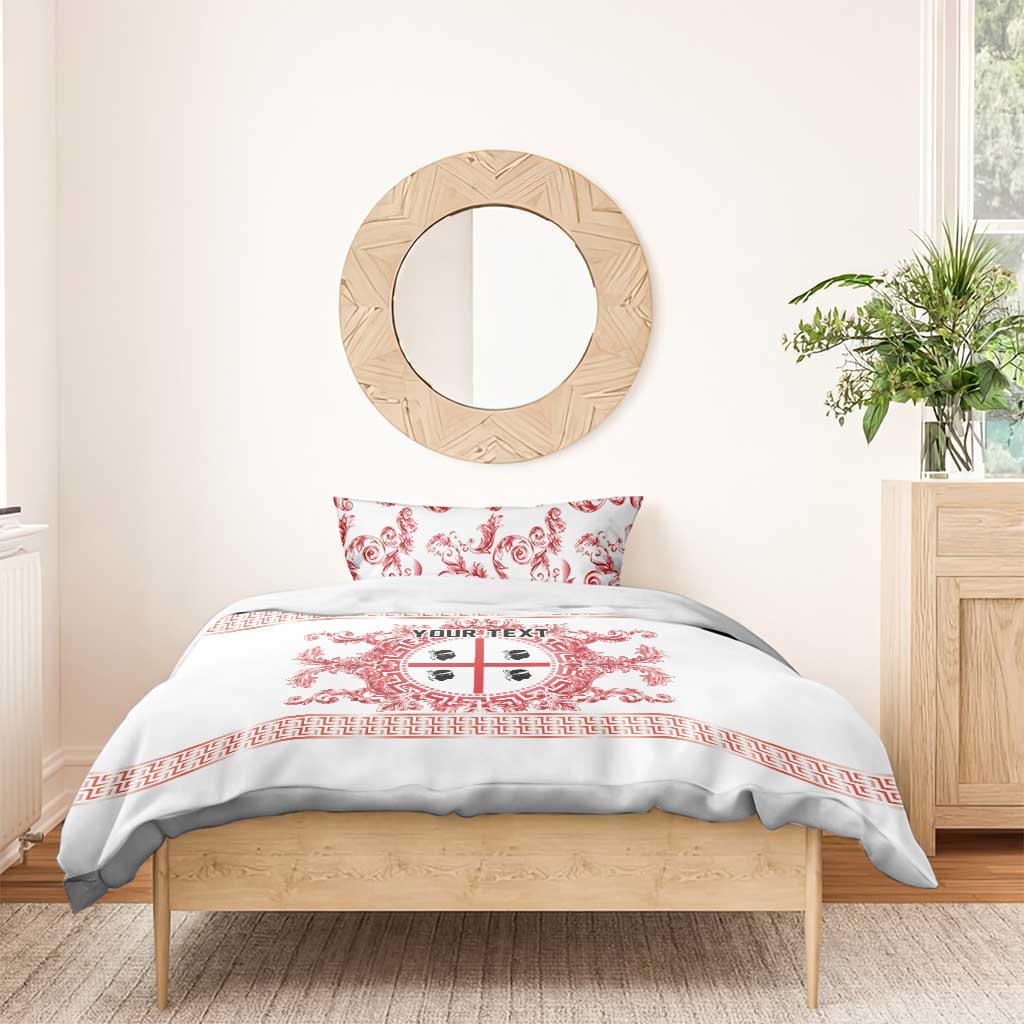 Personalized Italy Sardinia Bedding Set Baroque Motif