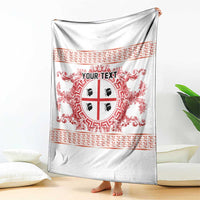 Personalized Italy Sardinia Blanket Baroque Motif