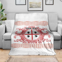 Personalized Italy Sardinia Blanket Baroque Motif