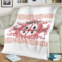 Personalized Italy Sardinia Blanket Baroque Motif