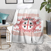 Personalized Italy Sardinia Blanket Baroque Motif