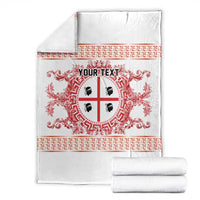 Personalized Italy Sardinia Blanket Baroque Motif