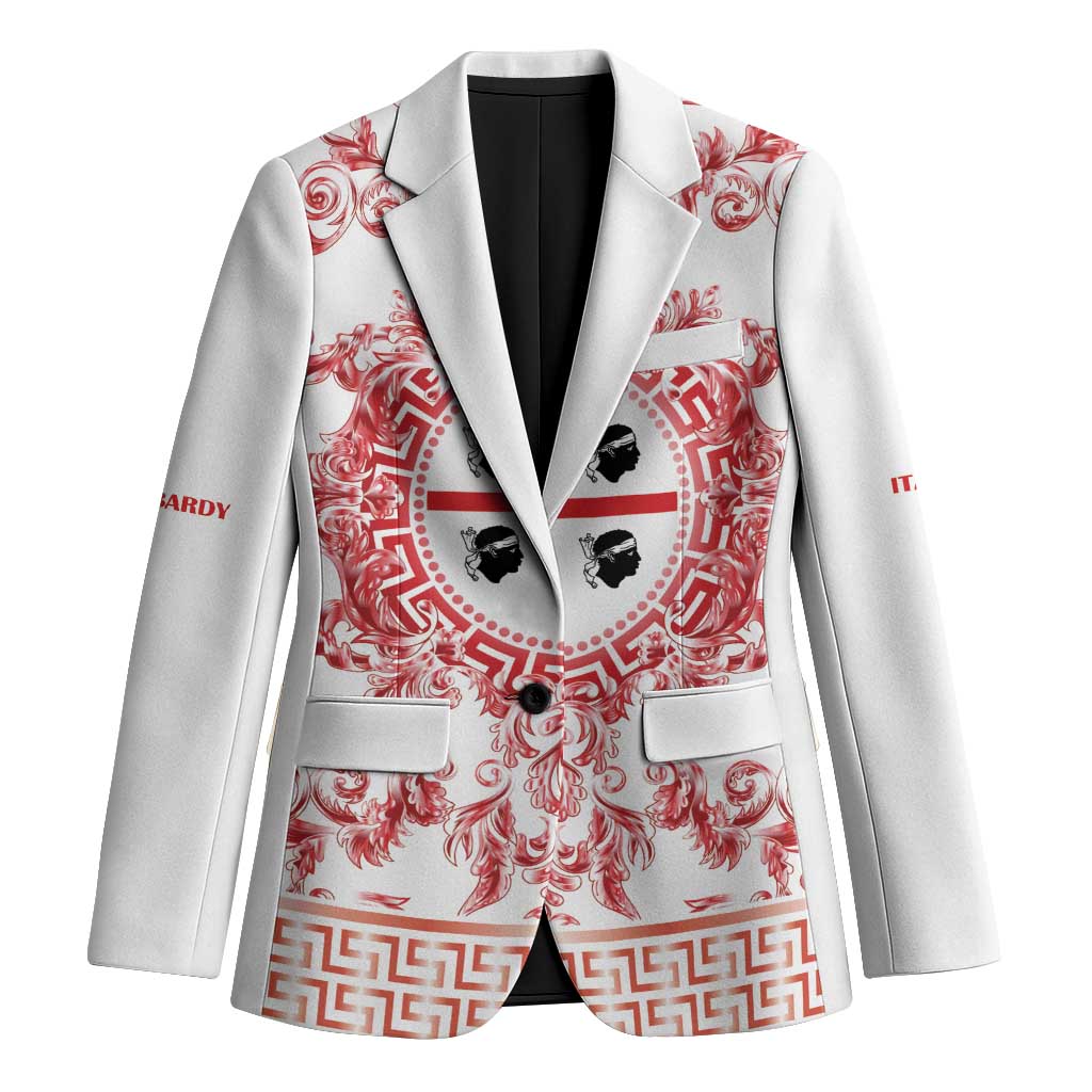 Personalized Italy Sardinia Blazer Baroque Motif