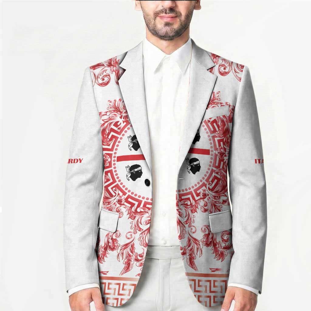 Personalized Italy Sardinia Blazer Baroque Motif